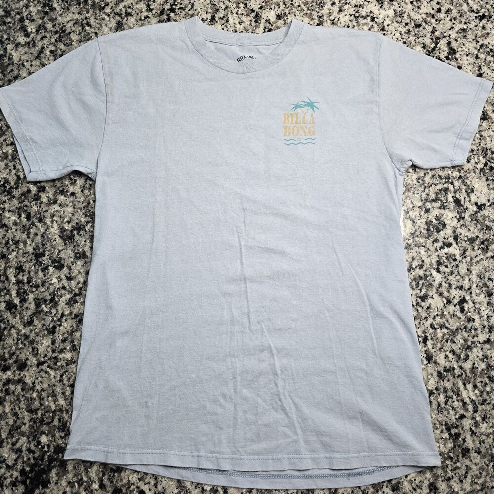Billabong Men's Medium Blue Tee Shirt Surf Beach